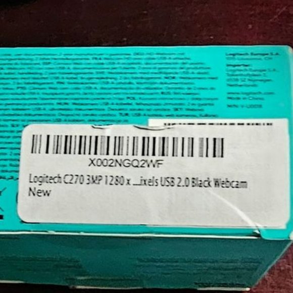 Logitech C270 Widescreen Webcam | Widescreen HD 720p Video Calls - Picture 7 of 7